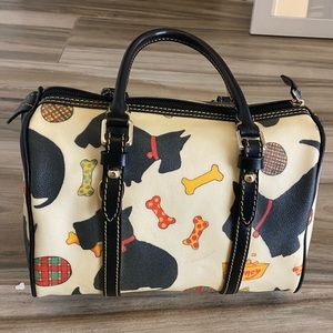 Dooney & Bourke Scottie dog satchel handbag